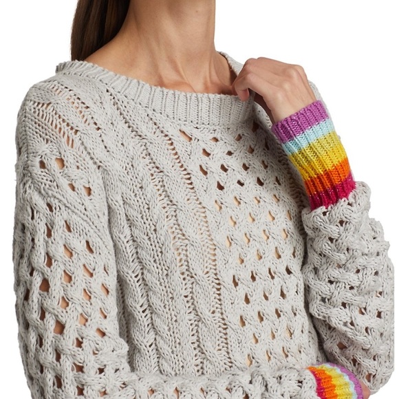 NWT Le superbe silver lining sinbad sweater - Picture 6 of 16